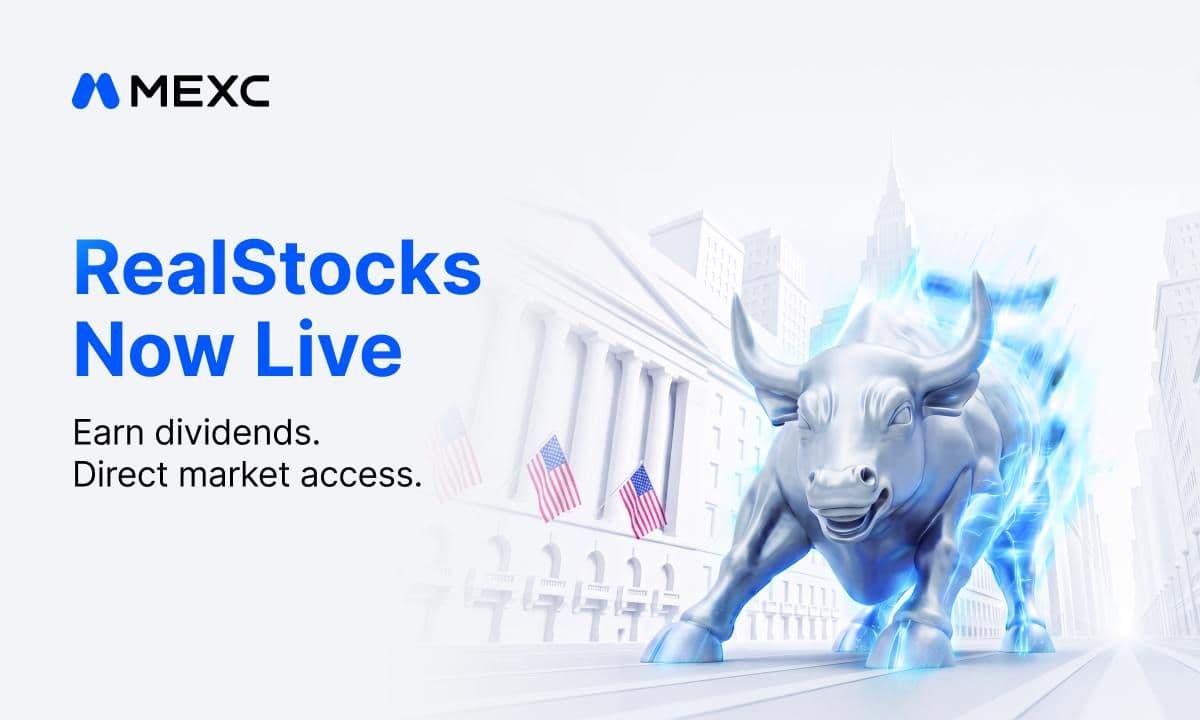 Crypto meets Wall Street: MEXC unveils 'RealStocks' with 0-fee U.S. equity trading and real dividends