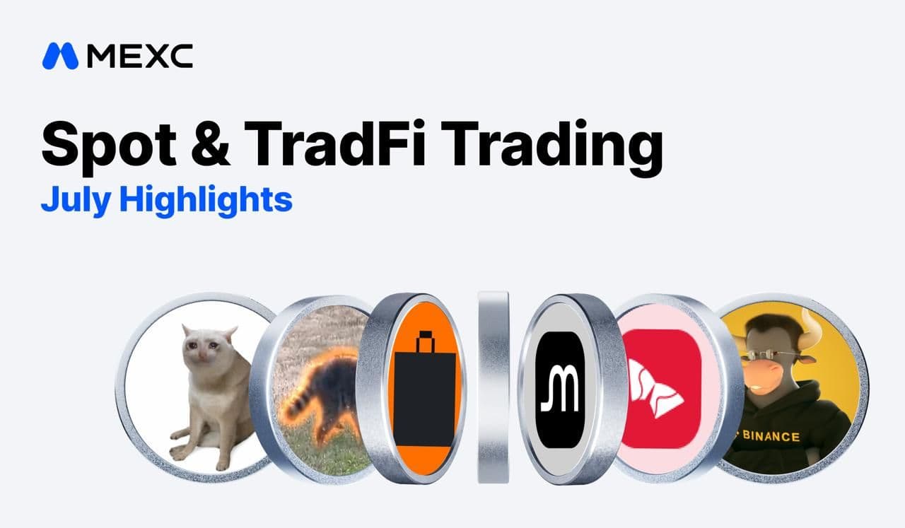 MEXC's July Highlights: Stock Futures Volume Up 111%, Tokenized Equities Take 62% of TradFi Spot
