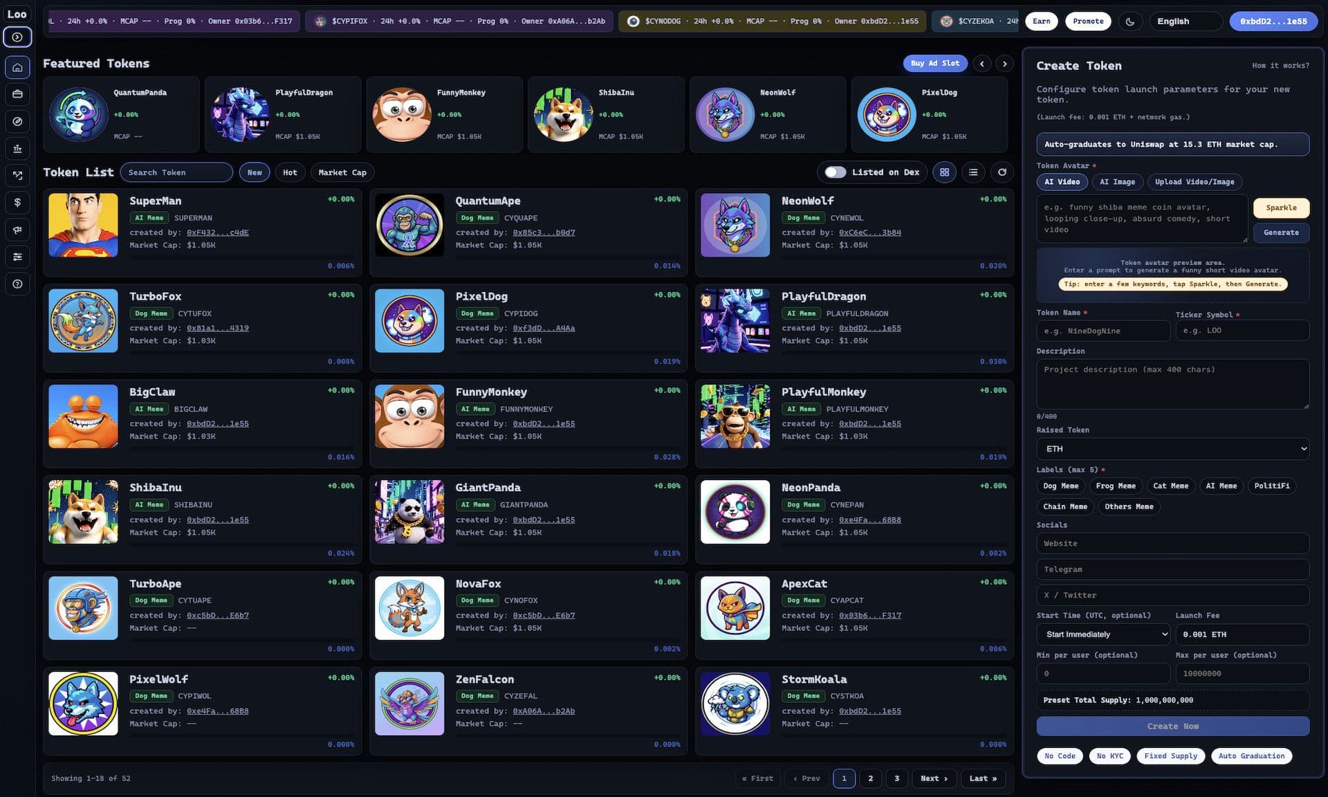 looloo.lol Launches: An AI-Powered Meme Platform Built on Base