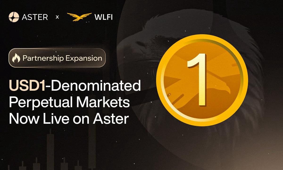 Aster Expands WLFI Collaboration, Launches USD1-Denominated Perpetual Markets