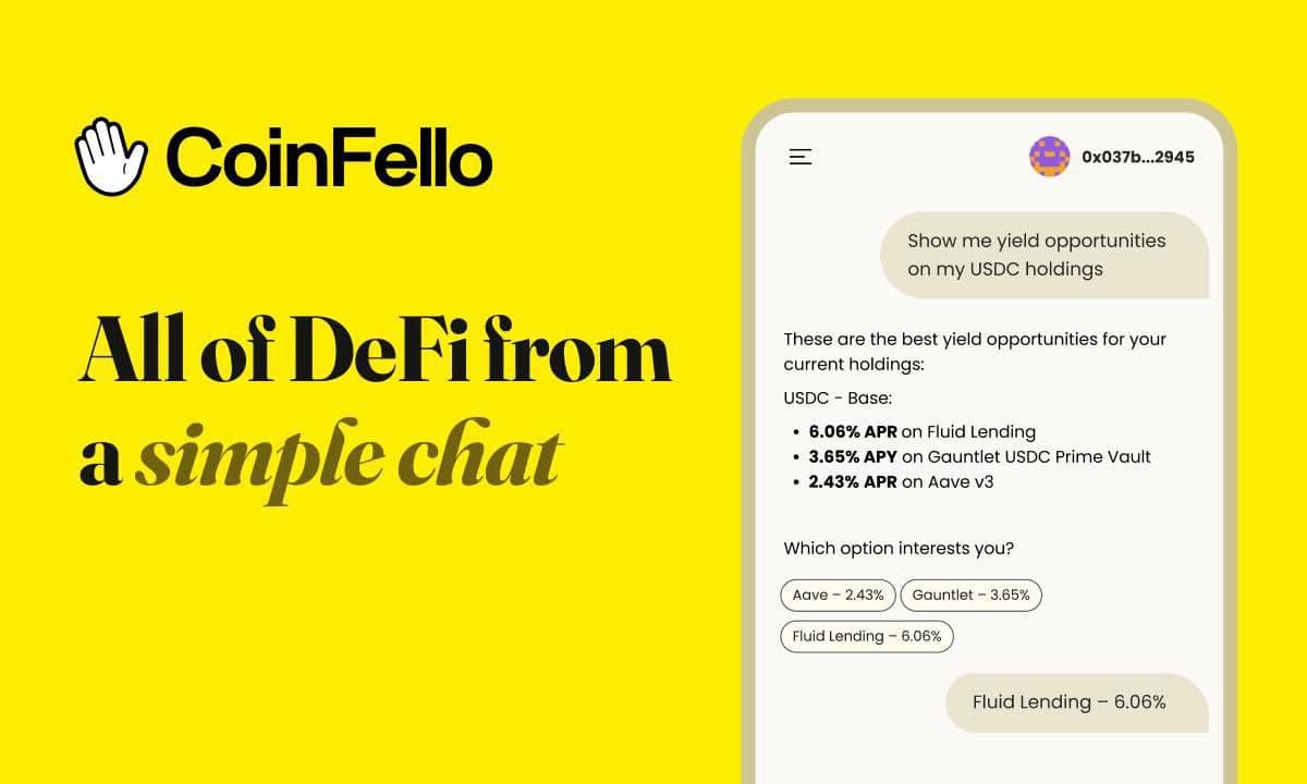 CoinFello Goes Public, Introducing an AI Agent to Simplify DeFi Access for Crypto Users