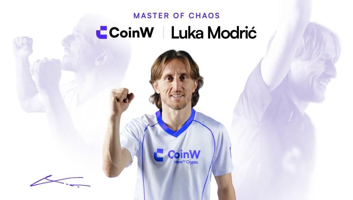 CoinW faz parceria com Luka Modrić como Embaixador Global da Marca

