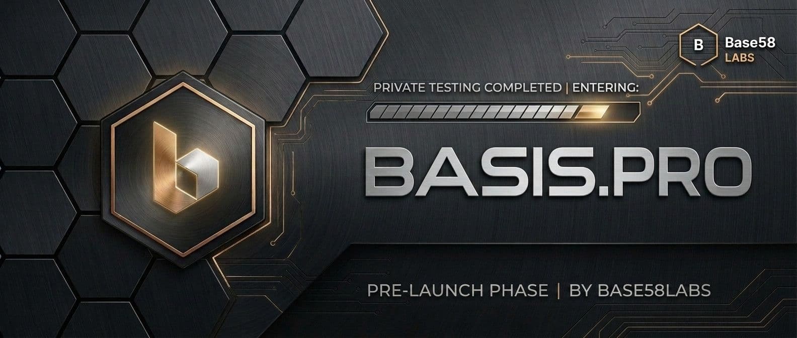 Basis.pro, desarrollado por Base58Labs, completa sus pruebas privadas y entra en fase de prelanzamiento
