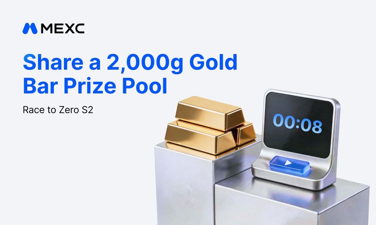 MEXC Launches Race to Zero Season 2 with a 2,000g Gold Bar Prize Pool