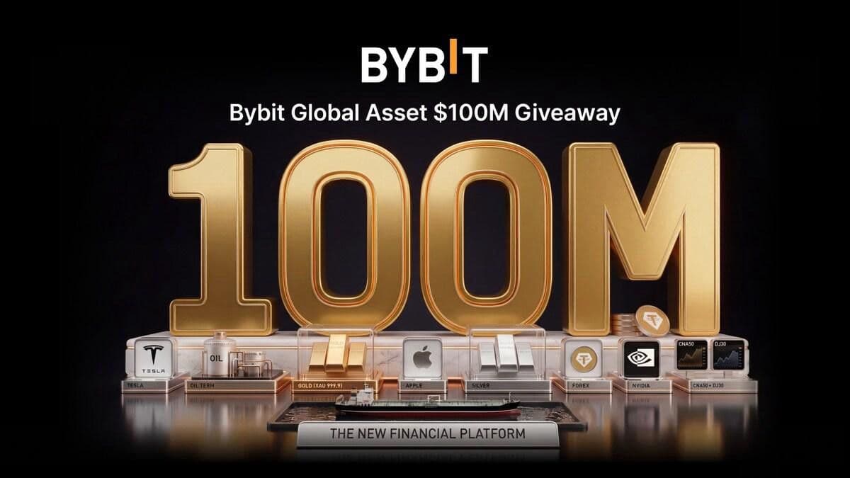Bybit Unites Crypto and Traditional Finance in $100M RWA Giveaway Across +400 Global Assets