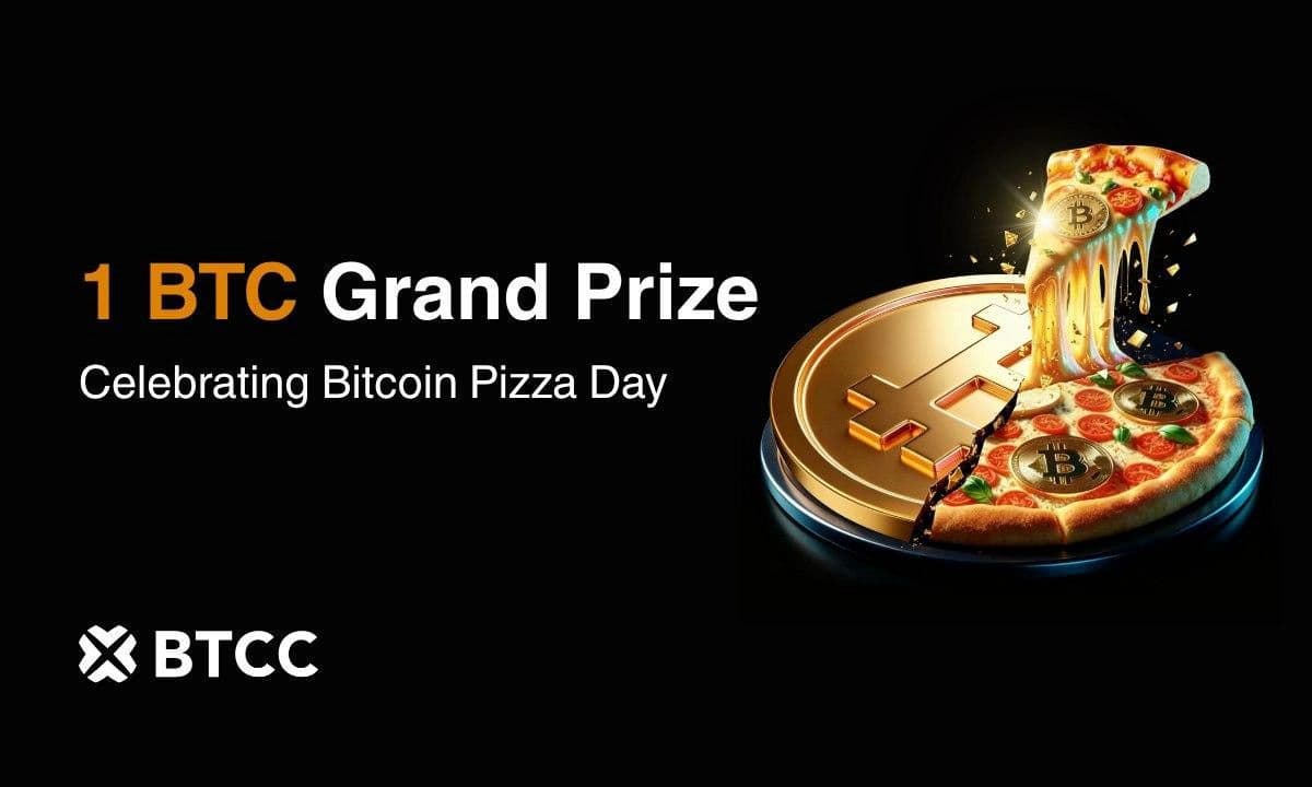 BTCC Exchange Celebrates Bitcoin Pizza Day with Mystery Pizza Campaign Featuring 1 BTC Grand Prize