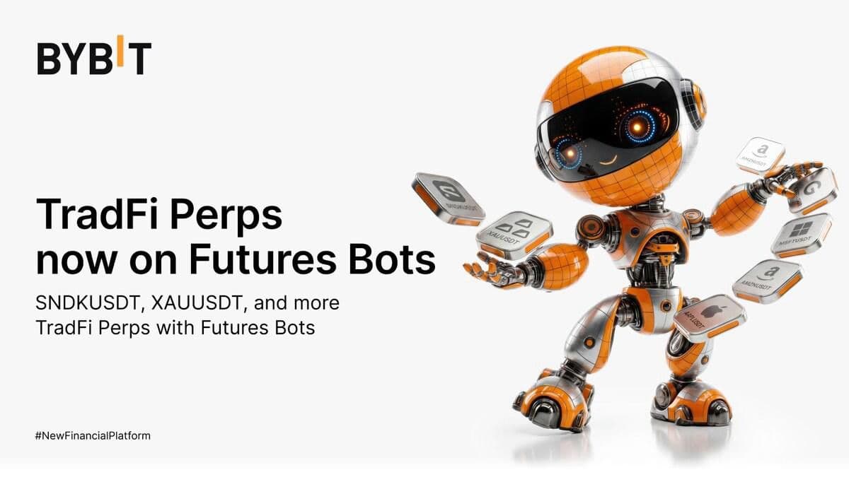 Bybit mejora sus bots de futuros para admitir futuros perpetuos de TradFi mientras las bolsas alcanzan máximos históricos

