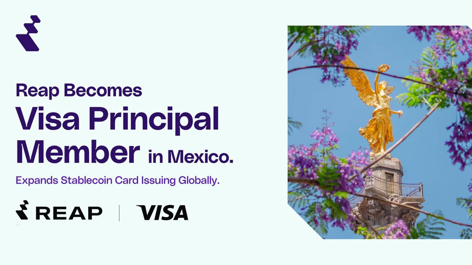 Reap se convierte en miembro principal de Visa en México y amplía la emisión de tarjetas con stablecoins a nivel global
