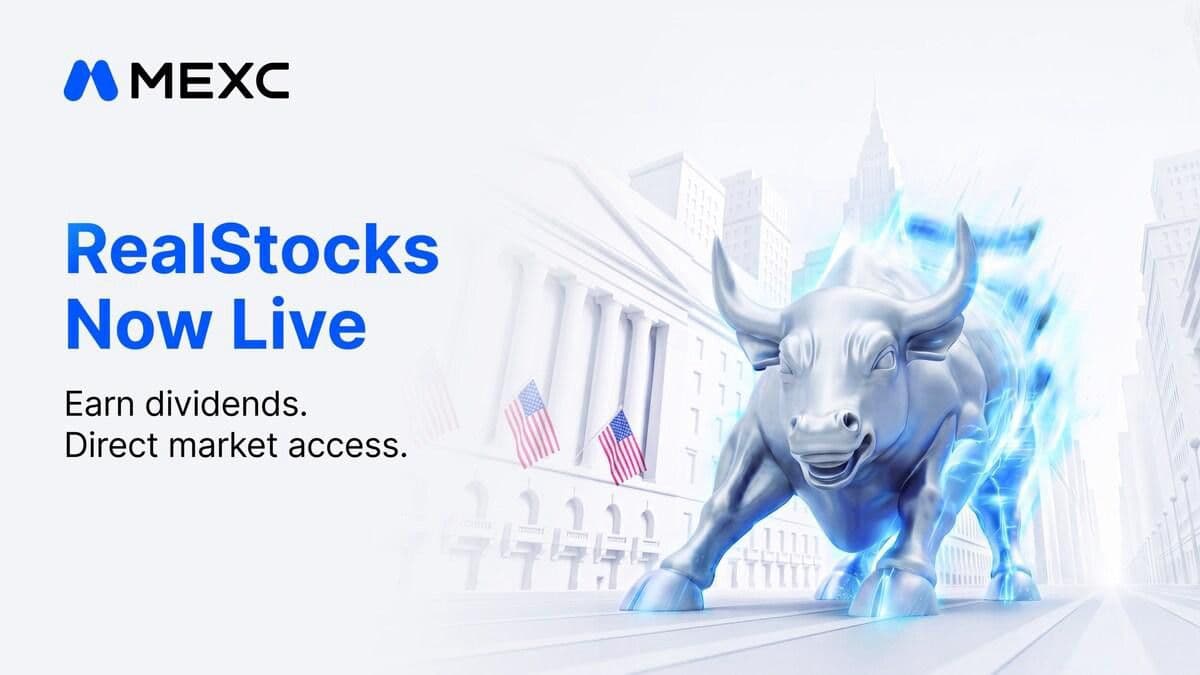 Crypto Meets Wall Street: MEXC Unveils 'RealStocks' with 0-Fee U.S. Equity Trading and Real Dividends