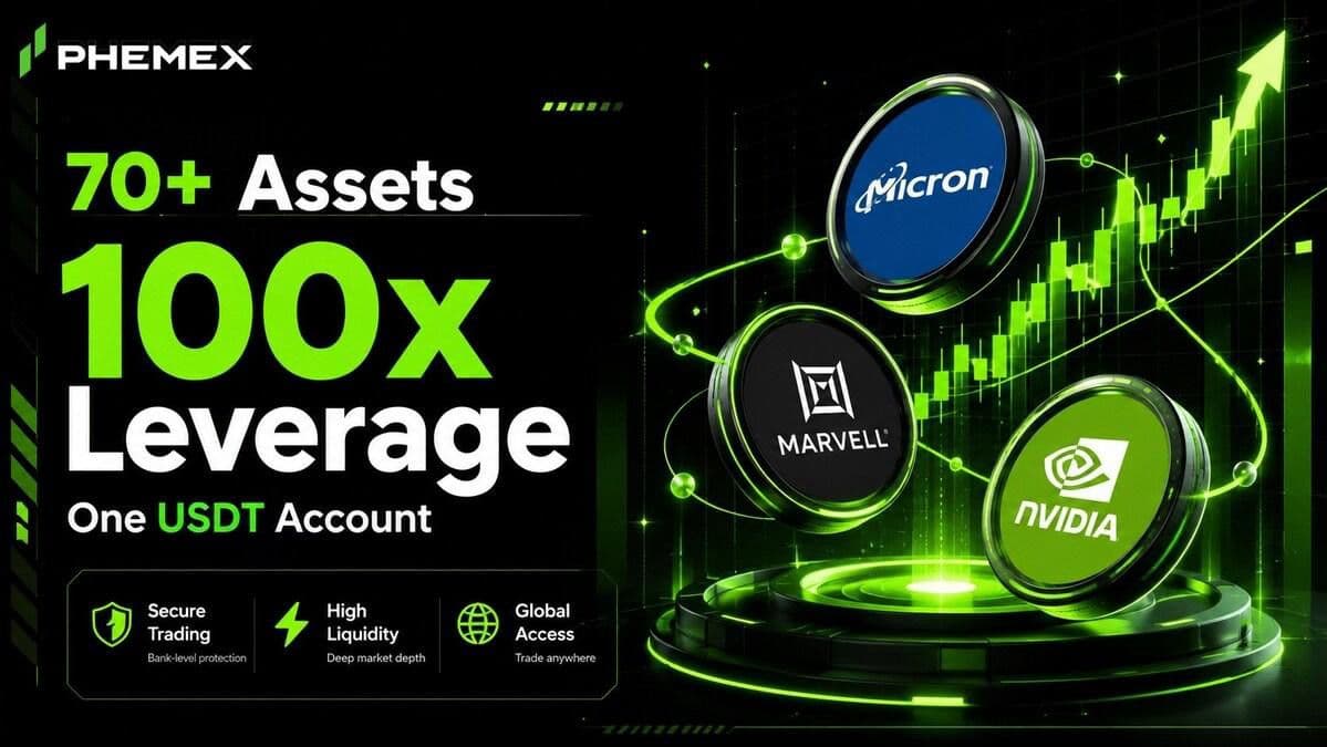Phemex Expands TradFi Offering Beyond 70 Assets, Bringing Global Equities to 24/7 Crypto Markets