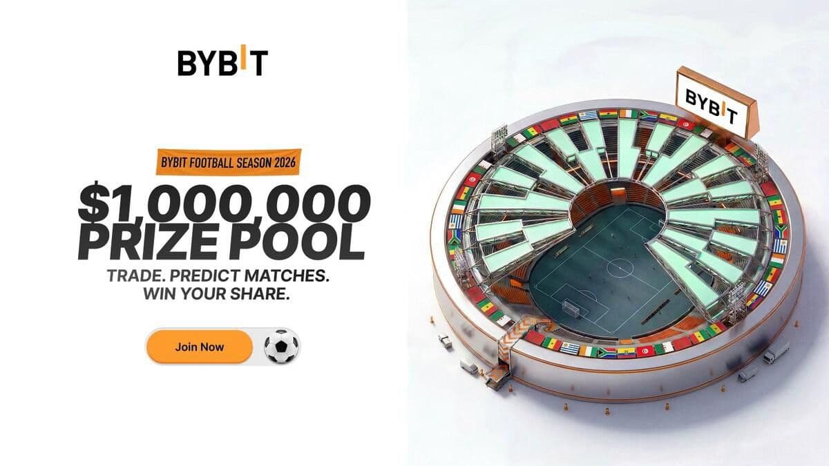 Bybit Launches Football Season 2026 Campaign With Up To $1 Million Prize Pool