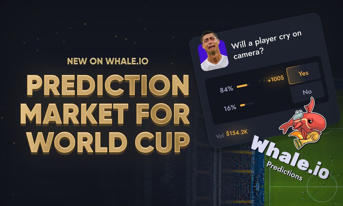 World Cup 2026 Prediction Markets Now Live on Whale.io with $90K in Prizes