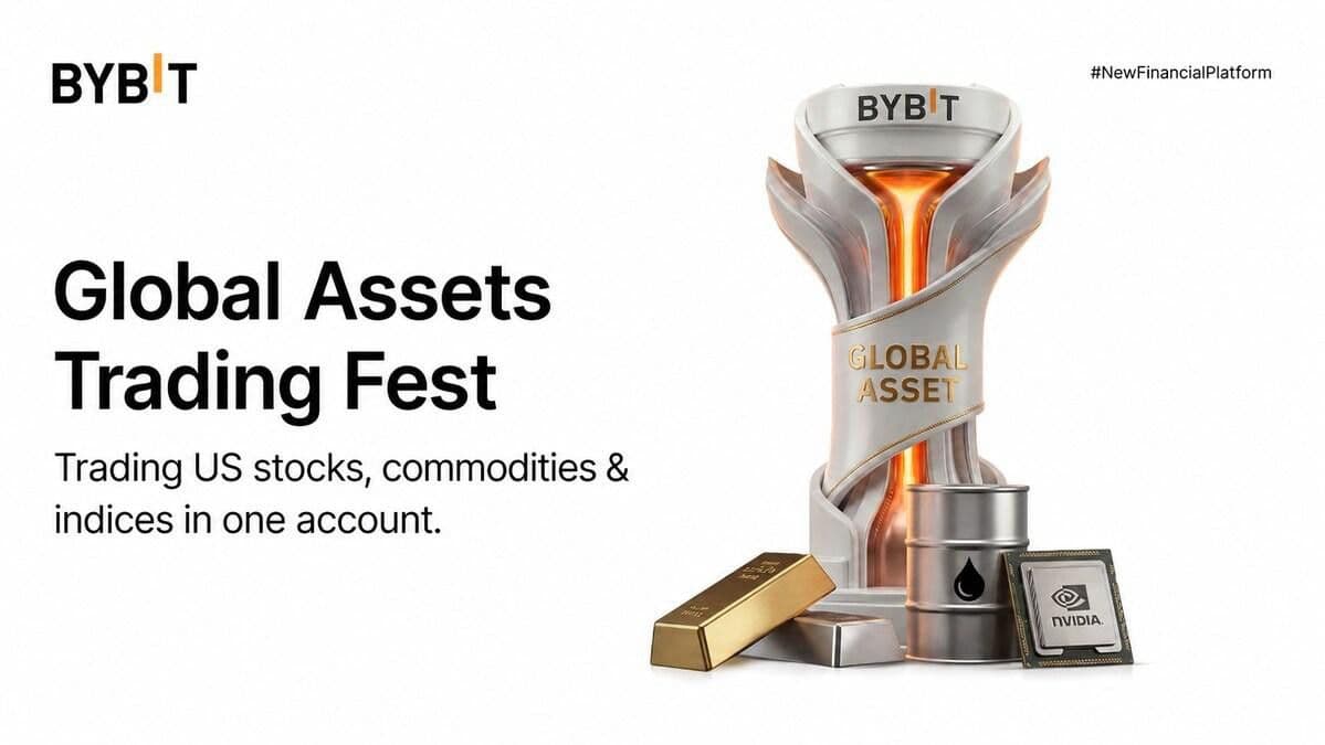 Global Assets Trading Fest on Bybit Offers $202,000 USDT Prize Pool Across TradFi and Crypto Markets