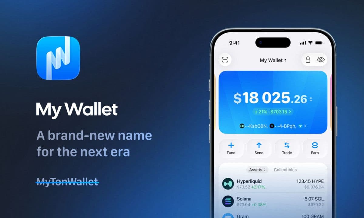 MyTonWallet Rebrands to My Wallet After Expanding to 11 Blockchains