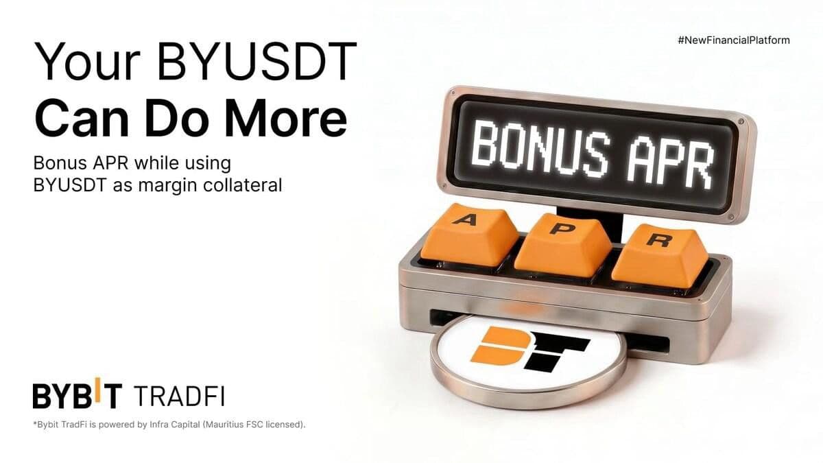 BYUSDT Now Available as Collateral on Bybit TradFi, Unlocking Dual-Yield Potential