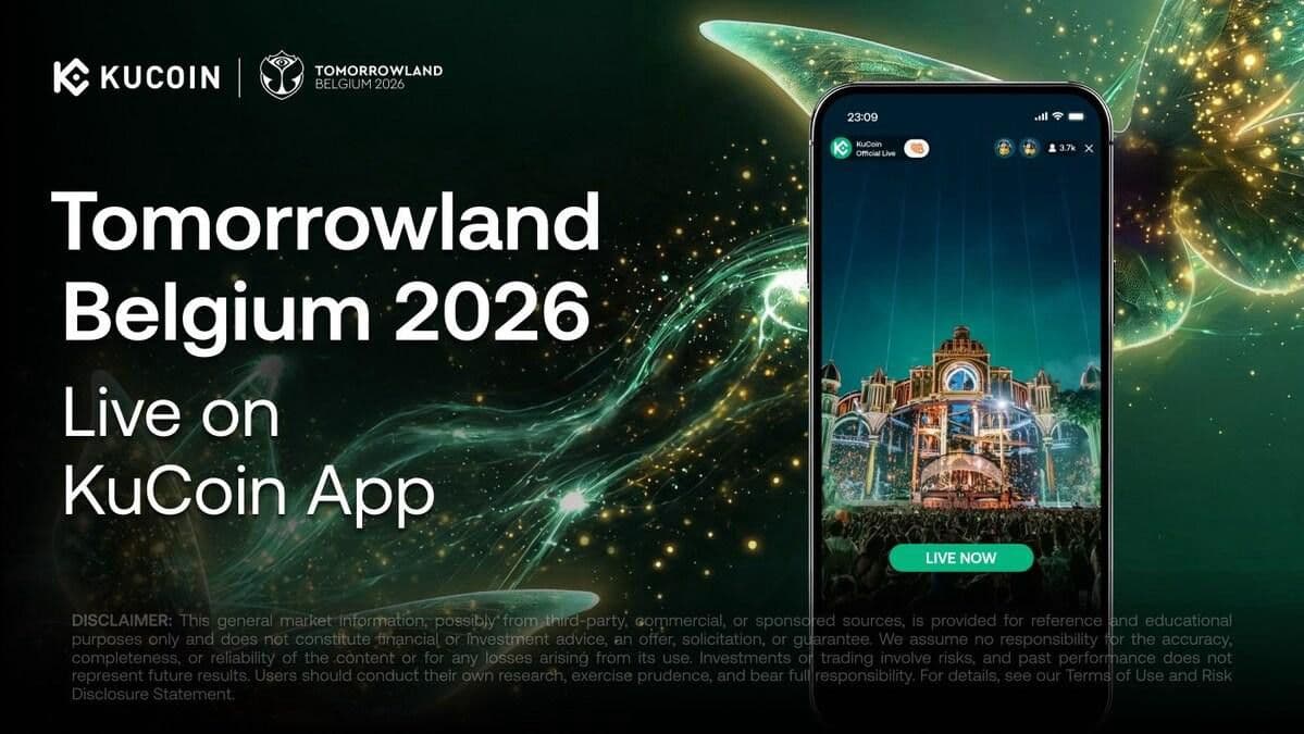 KuCoin Brings the Official Tomorrowland Belgium 2026 Livestream to the KuCoin App