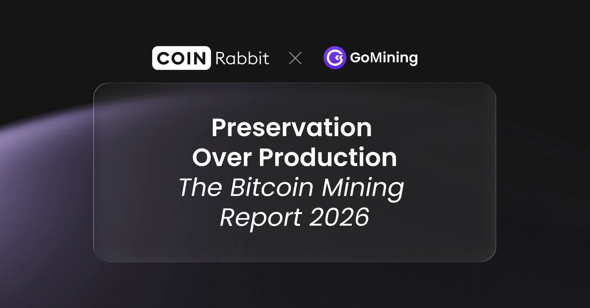 CoinRabbit and GoMining Report: Managing Bitcoin Matters More Than Mining Volume