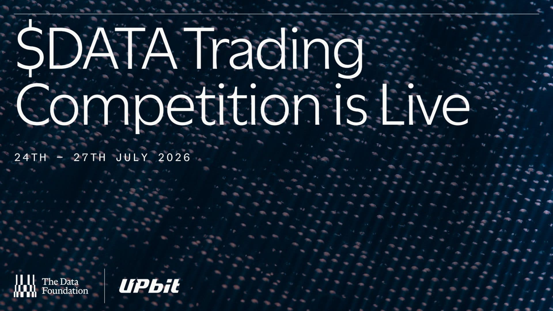 DATA Network Surpasses 100 Million Registrations as $DATA Trading Competition Opens on Upbit