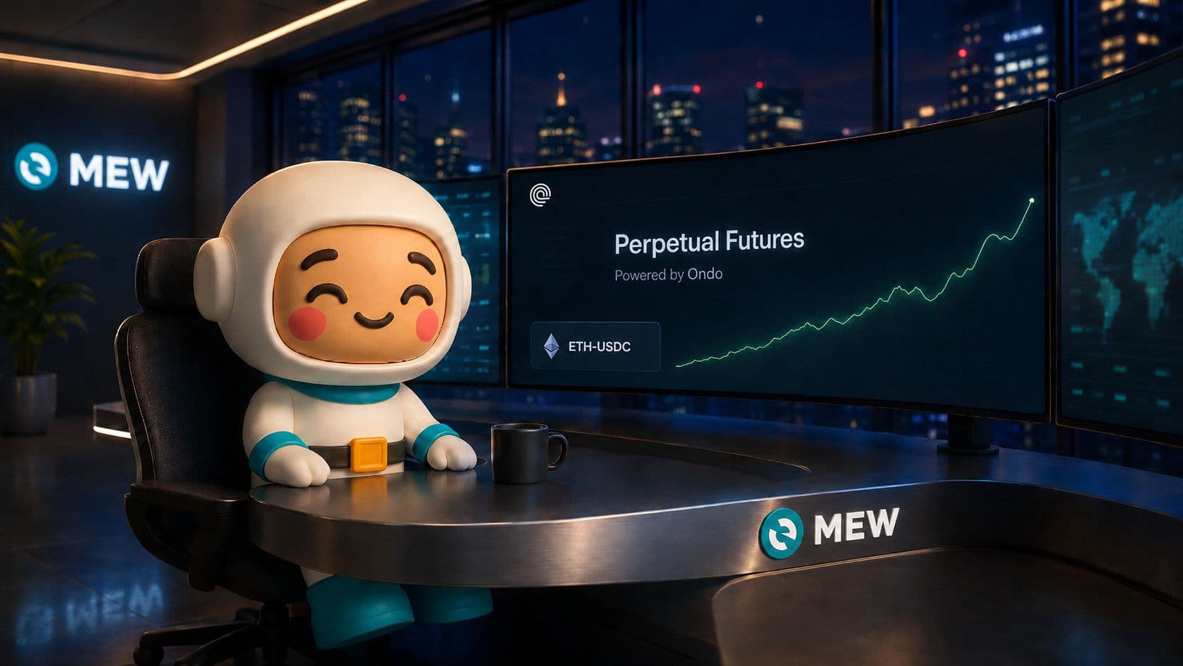 MyEtherWallet (MEW) Integrates Ondo Perps, Unlocking 24/7 Leveraged Trading for Onchain Equities, &amp; ETFs.