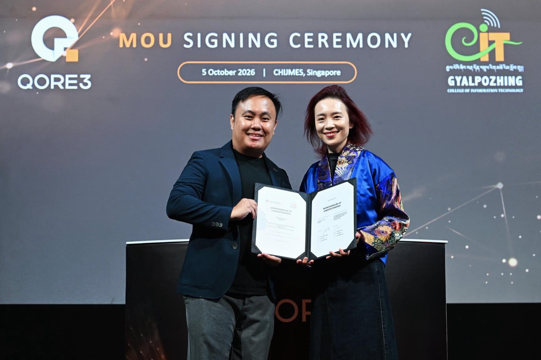 Qore3携手不丹GCIT 将区块链技术落地喜马拉雅山村

