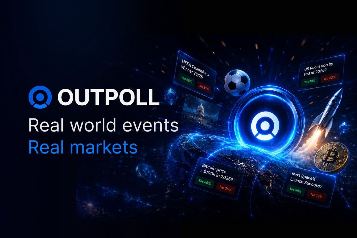 Outpoll dépasse les marchés de prédiction et lance le trading de futures crypto
