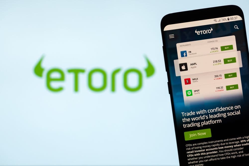 EToro-Aktie steigt um 19 % auf Rekordjahresgewinn, da Aktien Rückgang des Krypto-Volumens ausgleichen
