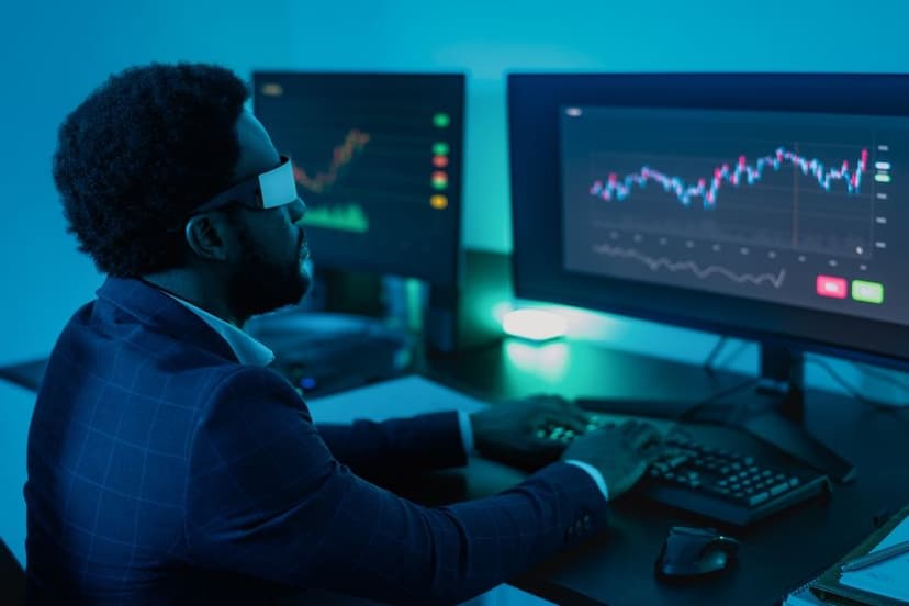 Crypto trading app interface