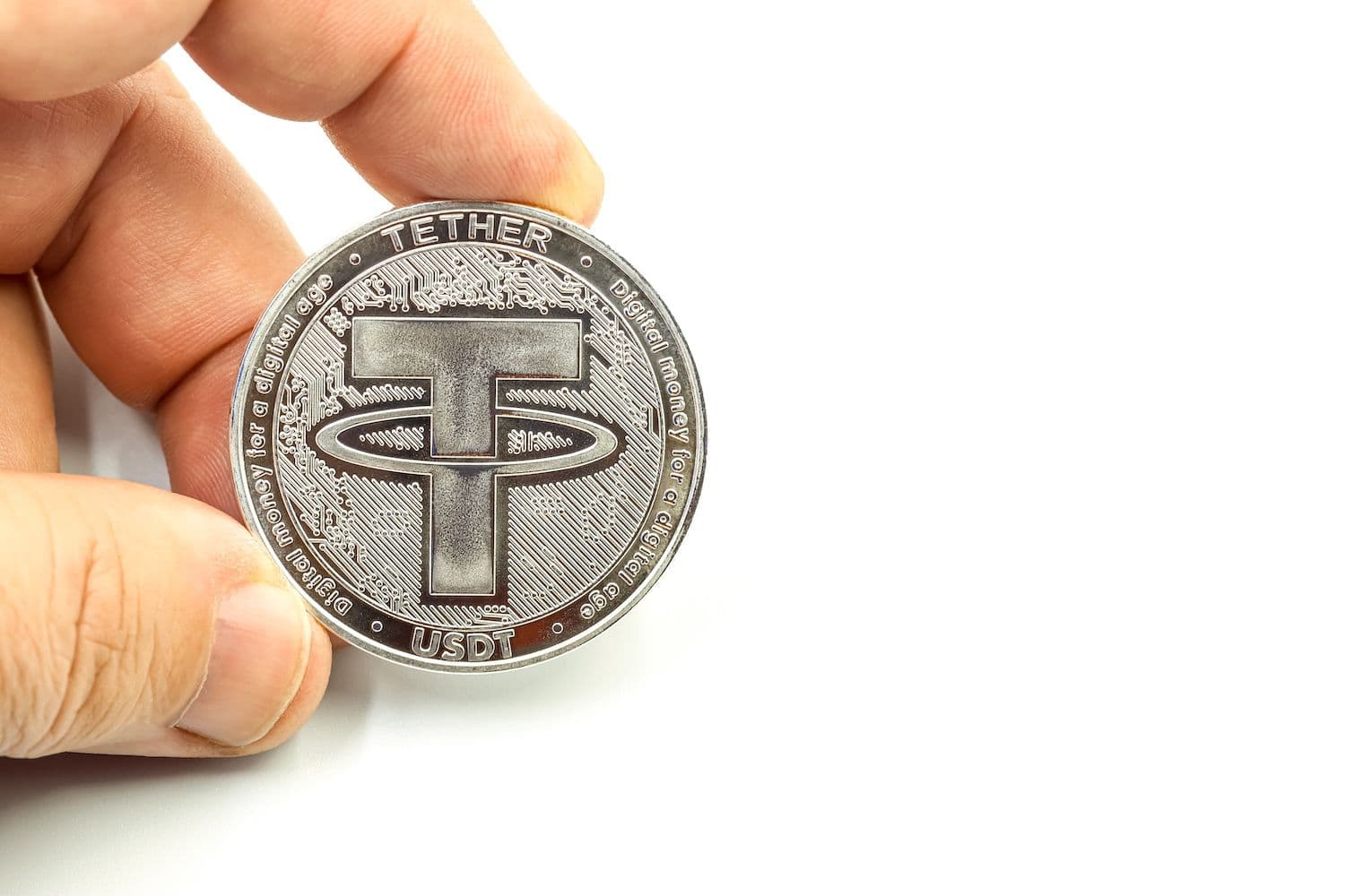 A stablecoin briefly grew larger than Ethereum for the first time in close to eight years, with Tether nudging ahead before Ethereum reclaimed second. (Image: Shutterstock)
