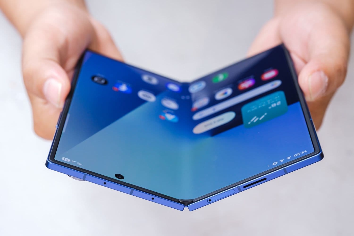 Apple's September foldable is likely to mirror the squat, video-first proportions Samsung just put on sale for $1,899. (Image: Shutterstock)