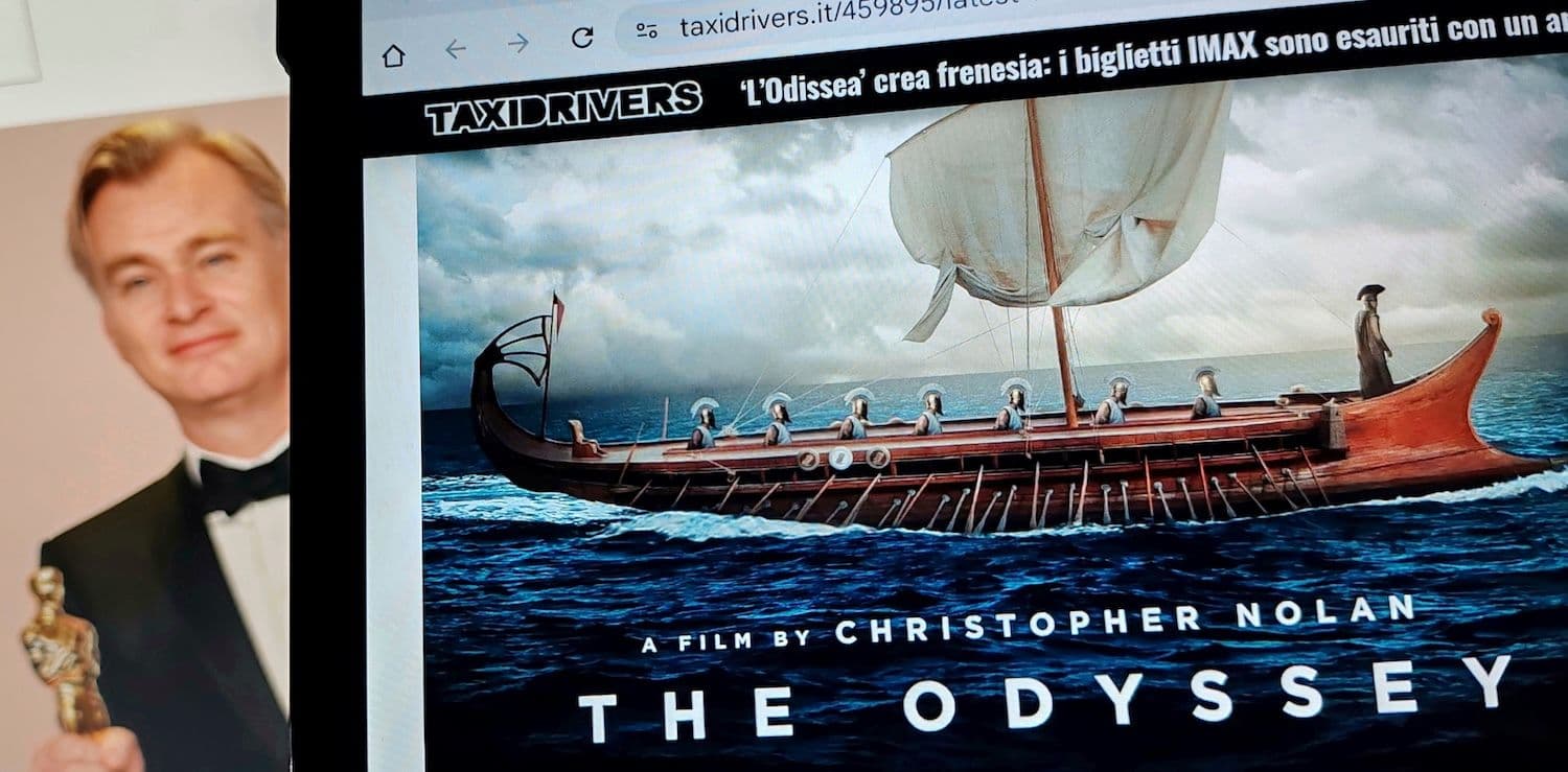 Christopher Nolan's Odyssey heads into release week as prediction market traders spread cash across six opening weekend brackets. (Image: Shutterstock)