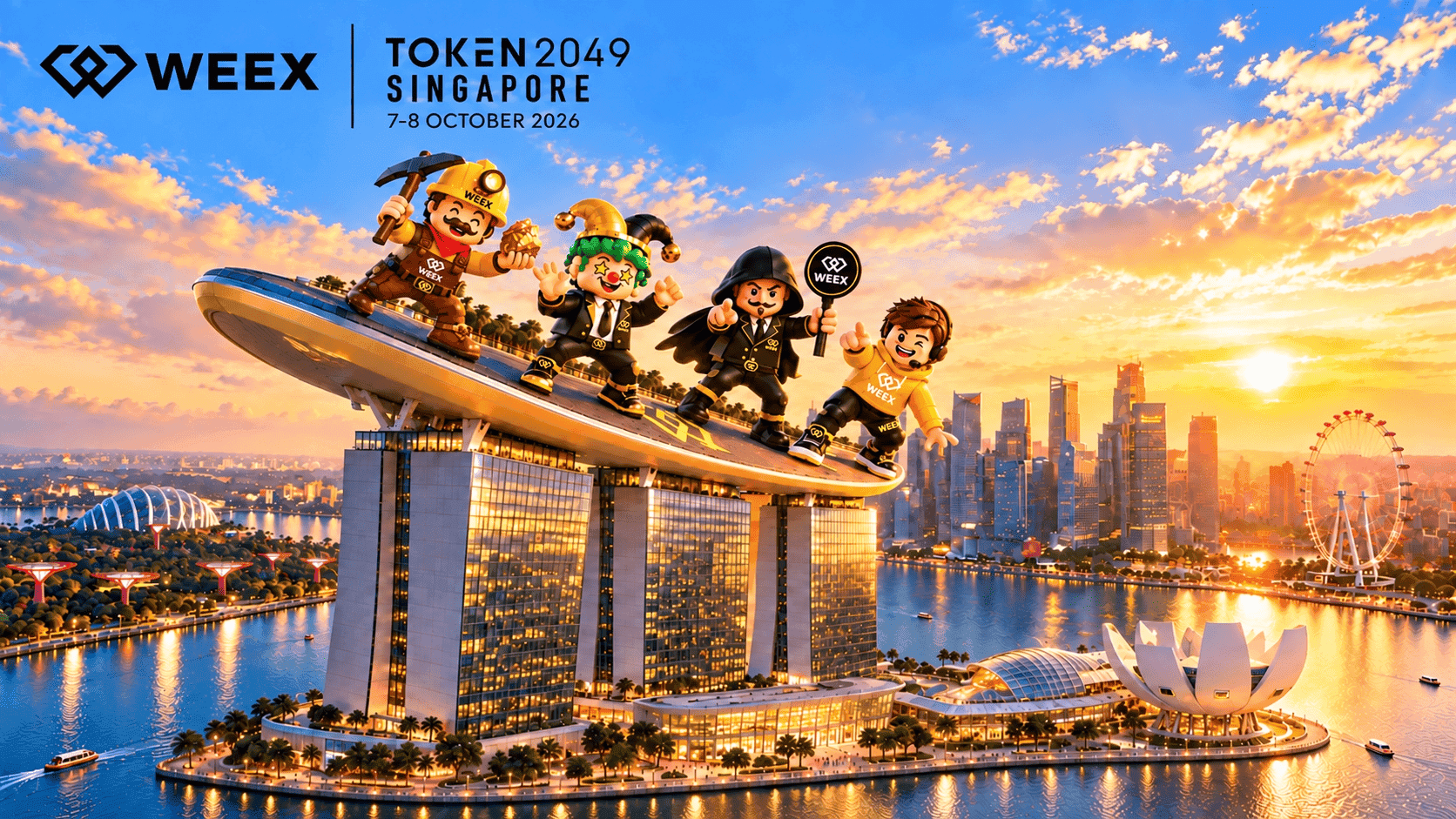 WEEX Returns to TOKEN2049 Singapore 2026: Platinum Sponsor &amp; AI Trading