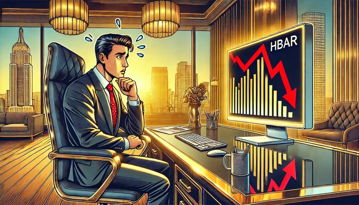 HBAR cofa się z $0,33, analitycy ostrzegają przed 17% spadkiem
