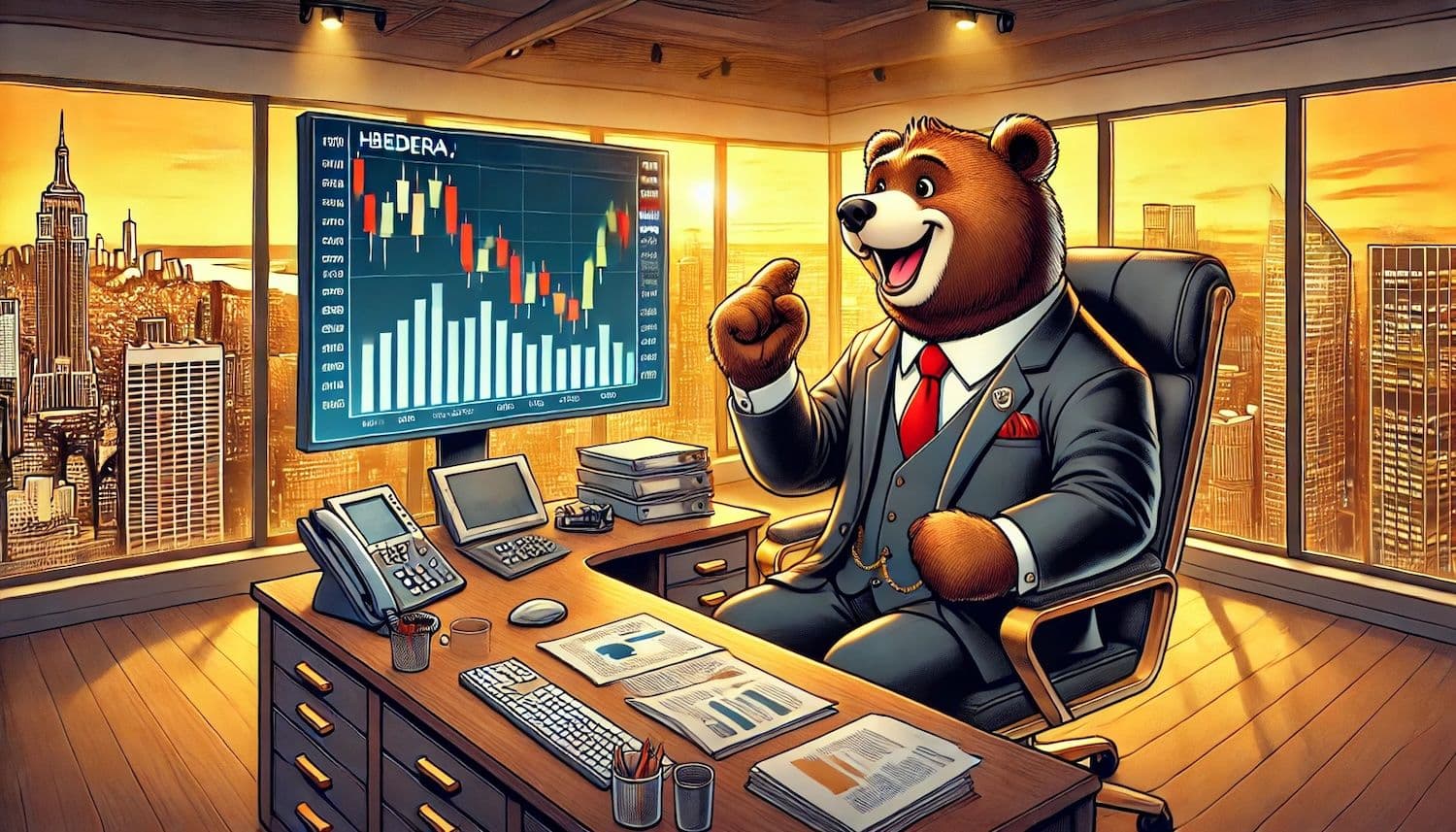 O preço da Hedera enfrenta teste crítico após queda semanal de 24%