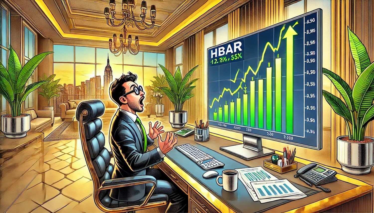 HBAR Preso no Intervalo de $0,25-$0,33 Aguarda o Próximo Movimento do Bitcoin: Analistas
