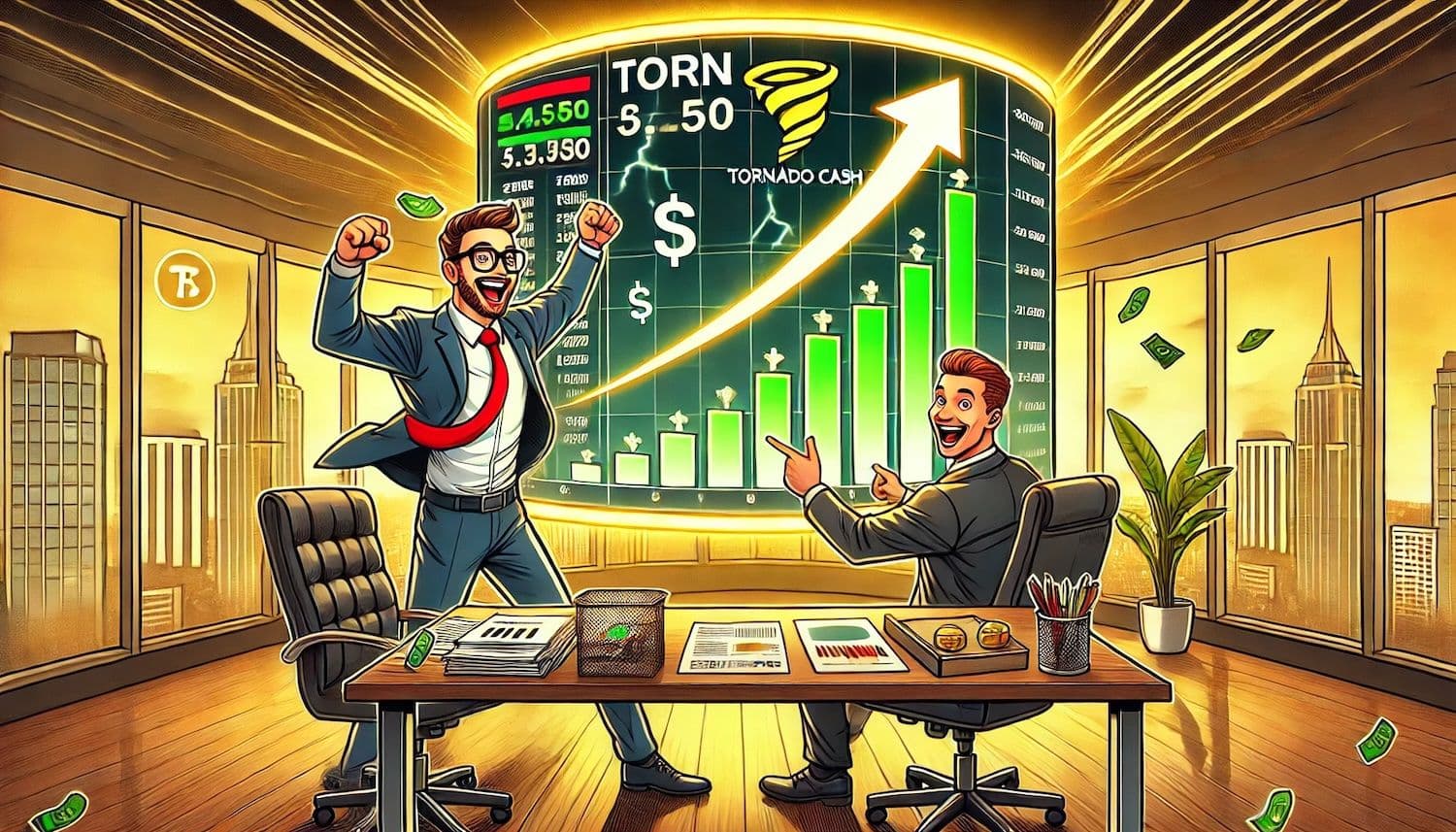 裁判所が制裁を解除した後、 Tornado Cashトークンが140%急騰