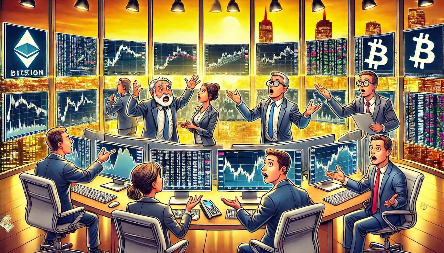 La vendita di altcoin si intensifica mentre la corsa  rialzista di Bitcoin perde slancio