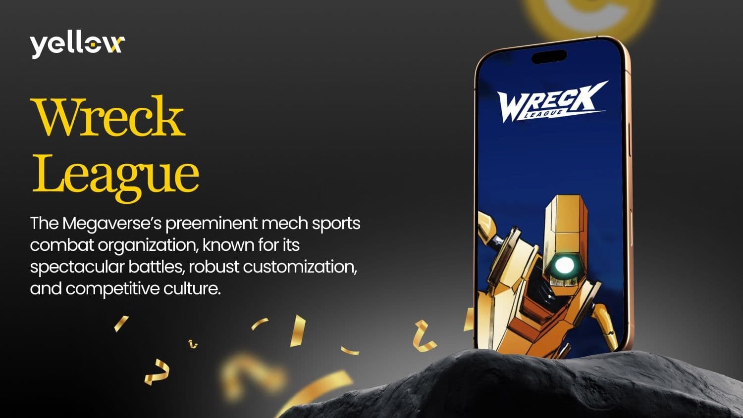 เกมการสู้รบระหว่างหุ่นยนต์ Wreck League ใช้ Yellow SDK  เพื่อแก้ไขปัญหาการกระจายห่วงโซ่ และได้รับการยอมรับใน Hackathon