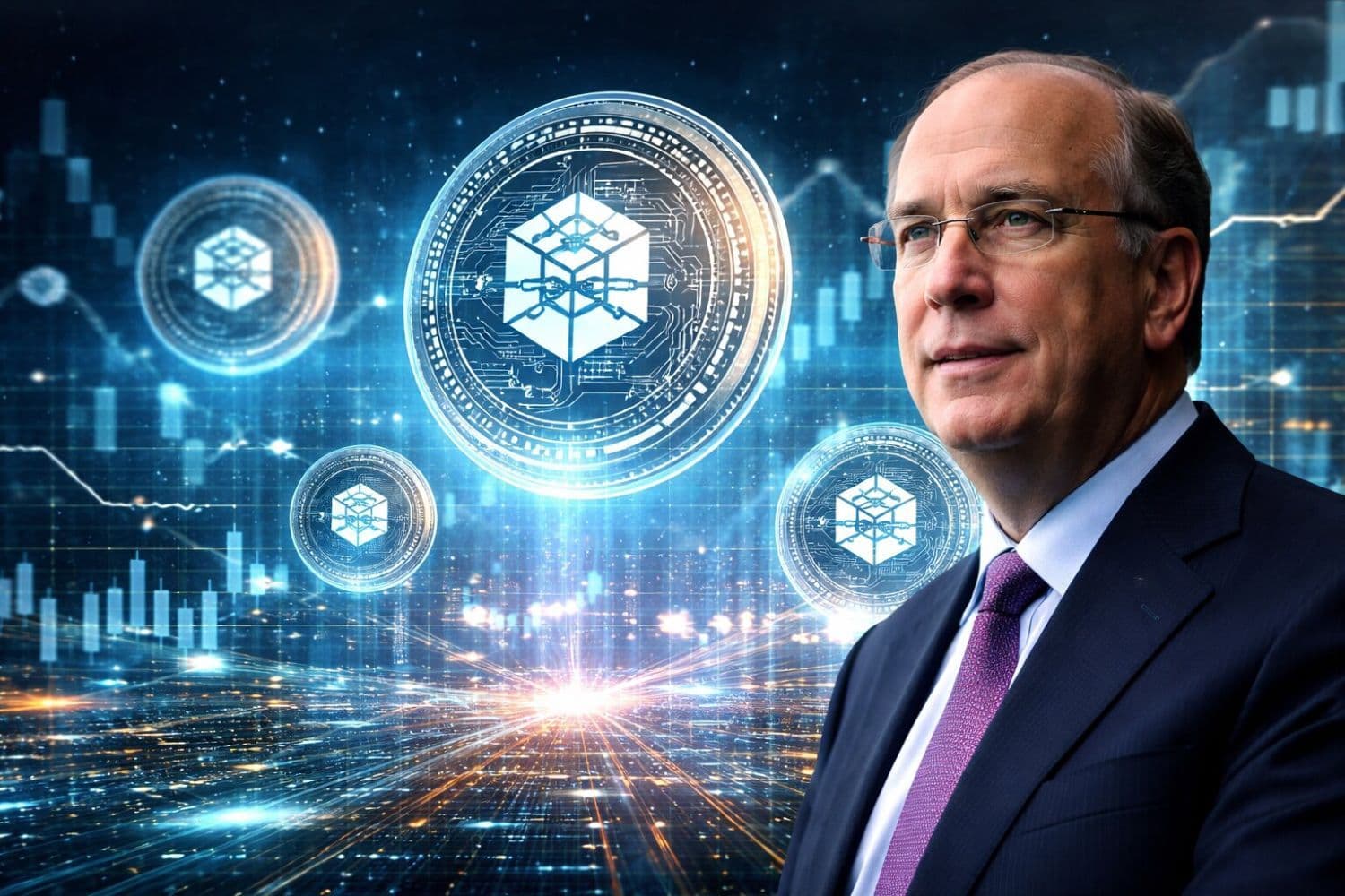 Larry Fink twierdzi, że tokenizacja jest dziś tam, gdzie internet był w 1996 roku