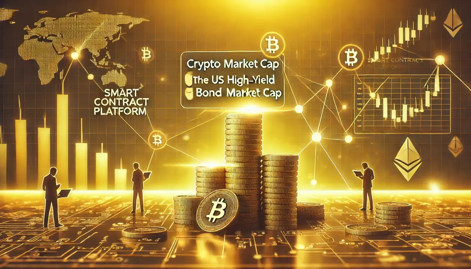 Der Kryptomarkt ist jetzt größer als der High-Yield-Anleihenmarkt, berichtet Grayscale