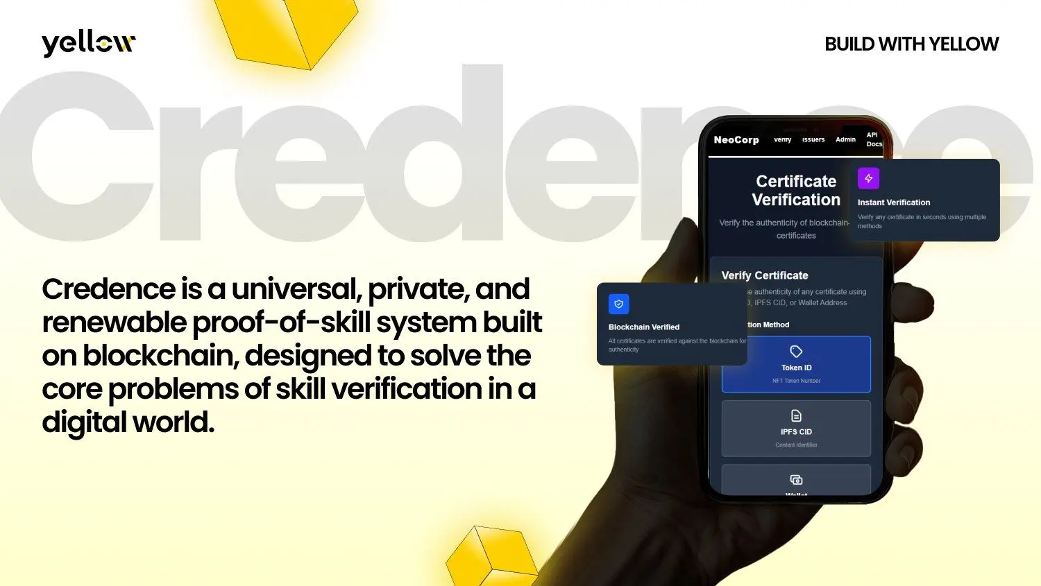 Credence Lança Sistema Universal de Blockchain para Verificação Digital de Habilidades