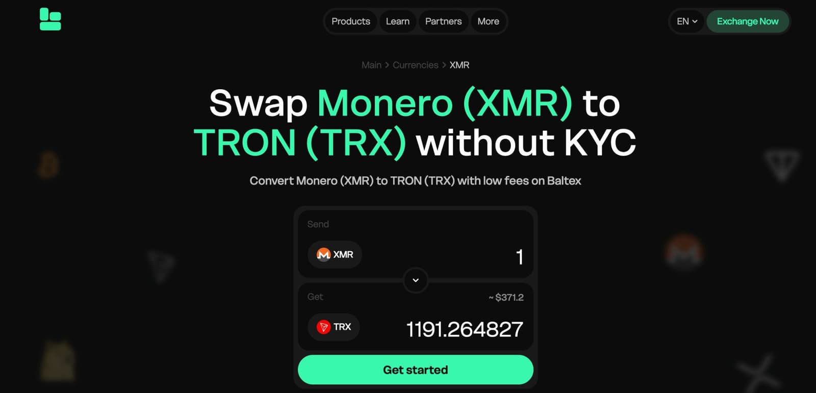 Baltex Announces XMR to TRX Swaps Now Completing in as Little as 20 Minutes