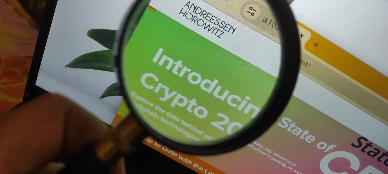 a16z表示加密货币已进入成年阶段,拥有7000万活跃用户和3400 TPS
