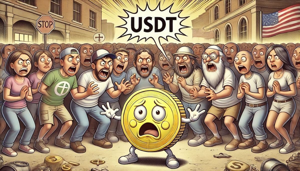 Tether подверглась резкой критике в масштабной рекламной кампании правозащитников