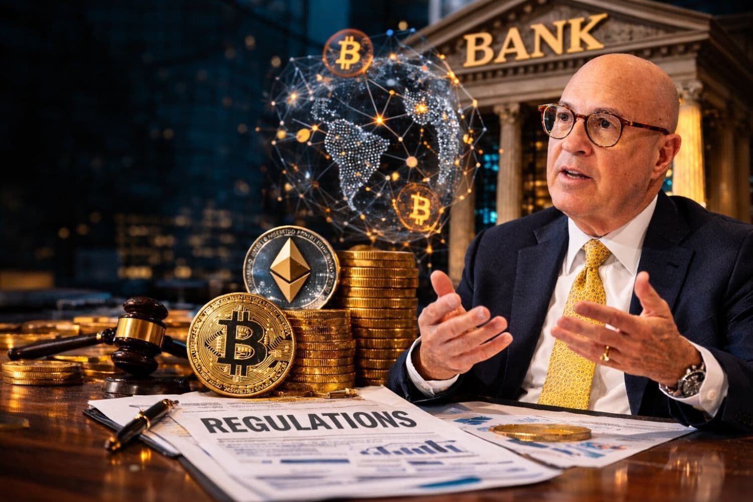 Były przewodniczący CFTC twierdzi, że banki potrzebują regulacji kryptowalut bardziej niż sama branża