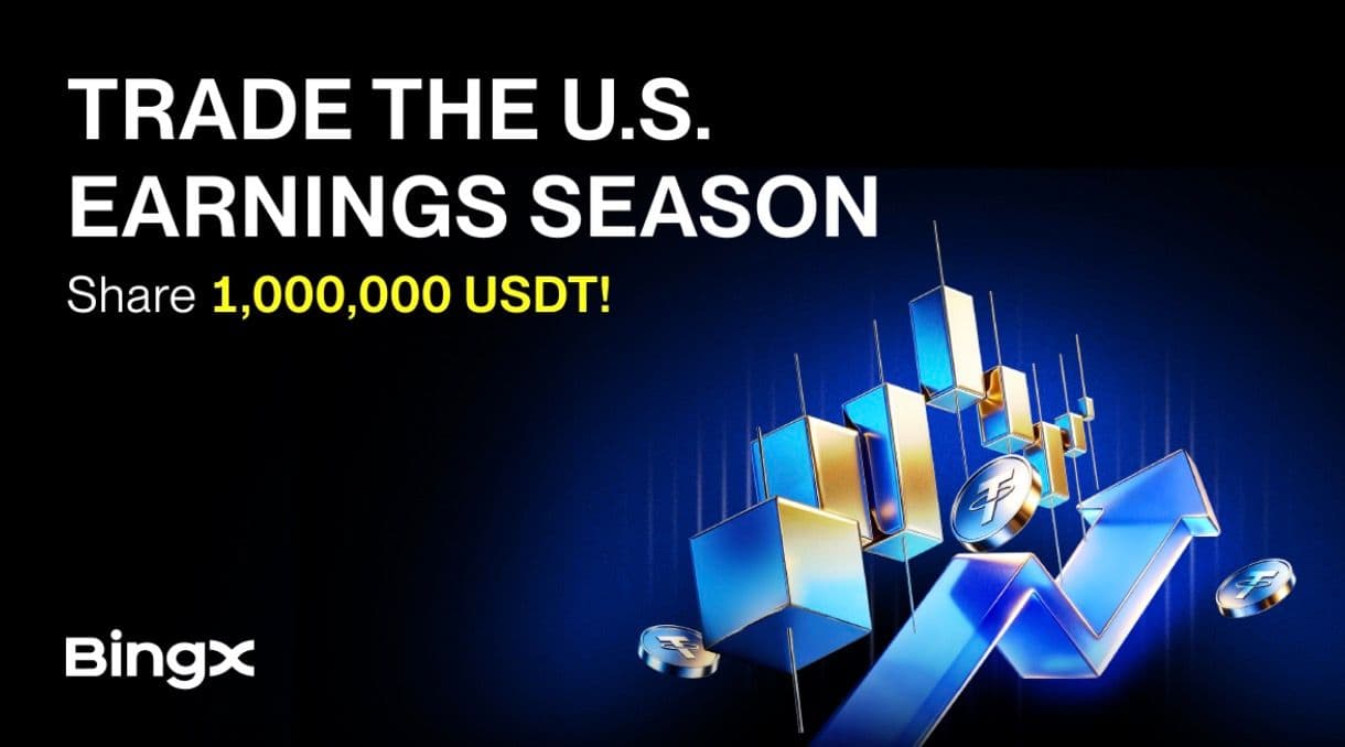 BingX Expands Tradfi Offerings with 1,000,000 USDT Earnings Season Campaign
