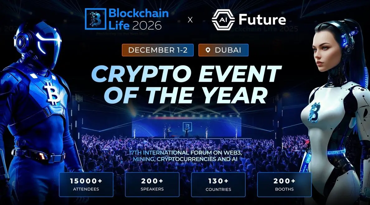 Blockchain Life torna a Dubai con il debutto di AI Future