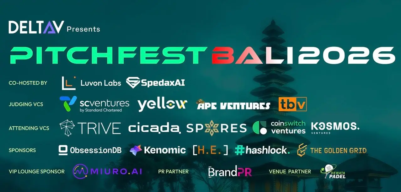 Pitch Fest Bali 2026: 15+ Startups. Leading Investors. $100K+ in Prizes
