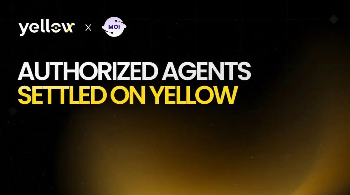 Yellow Network Teams Up With MOI.technology: Authorized Agents, Settled on Yellow