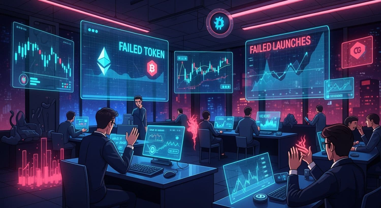 2025년 토큰 대폭락: 118개 중 100개가 손실 구간 – 무엇이 잘못됐나?