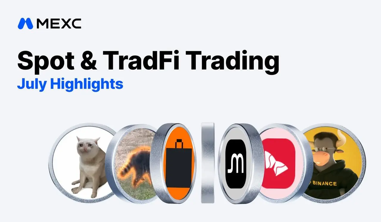 MEXC's July Highlights: Stock Futures Volume Up 111%, Tokenized Equities Take 62% of TradFi Spot